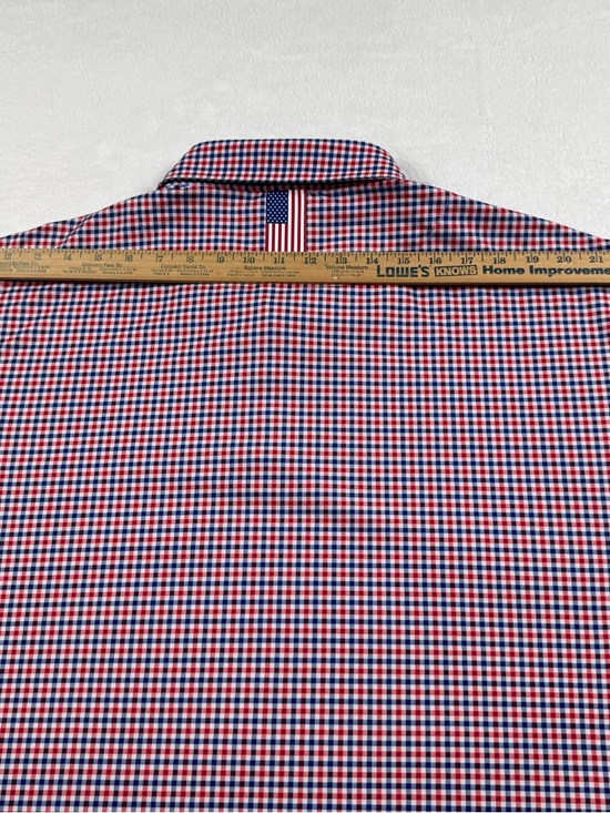 RHOBACK The patriot polo golf shirt men’s size 3XL Gingham check performance - Picture 12 of 12